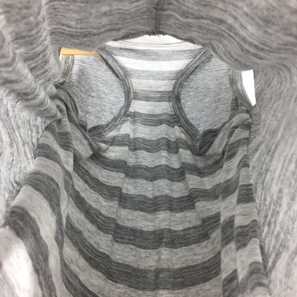 Athleta Gray Layered Cutout Back Tank Top Size S - Picture 7 of 8